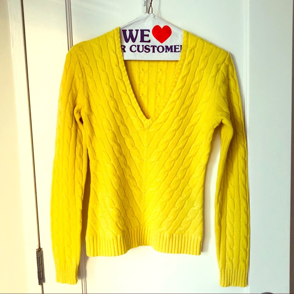 SOLD Ralph Lauren Cashmere Slim Fit Sweater